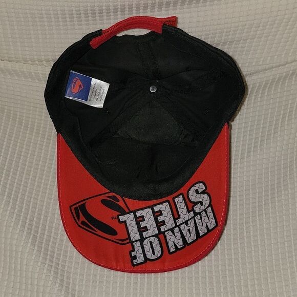 Superman Man of Steel Flip Brim Adjustable Hat Berkshire Fashions New - Picture 4 of 7